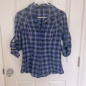 Express Button Down w/ Roll-Up Sleeves 💿 Size Small ⚡️